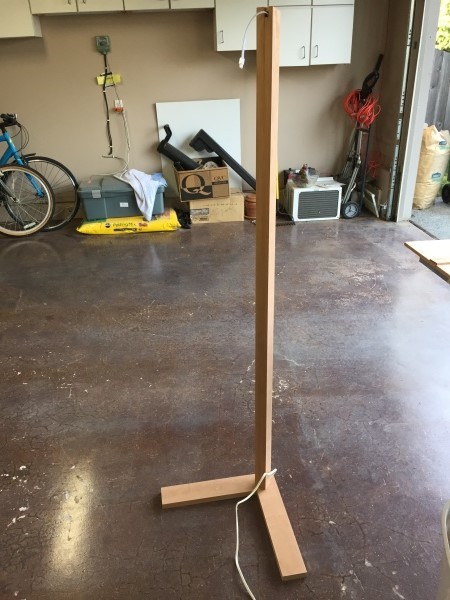 Lamp base assembled